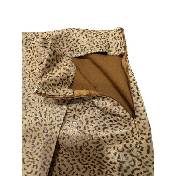Cheetah Print Skort Short Medium EUC - Picture 4 of 7